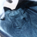 GUCCI GG Supreme Sherry Line Shoulder Bag PVC Navy Gold 72 001 4071 Auth 147721-20