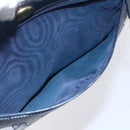 GUCCI GG Supreme Sherry Line Shoulder Bag PVC Navy Gold 72 001 4071 Auth 147721-22