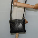 GUCCI Guccissima GG Canvas Shoulder Bag Leather Gray Gold 201538 Auth 147723-21