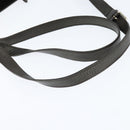 GUCCI Guccissima GG Canvas Shoulder Bag Leather Gray Gold 201538 Auth 147723-7