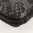 BOTTEGA VENETA Knot Pouch Clutch Pouch metal Gray Auth 147725A-15