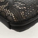 BOTTEGA VENETA Knot Pouch Clutch Pouch metal Gray Auth 147725A-16