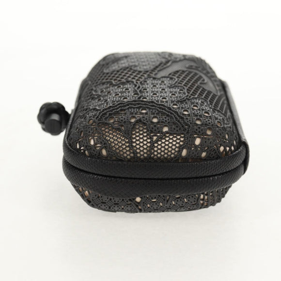 BOTTEGA VENETA Knot Pouch Clutch Pouch metal Gray Auth 147725A