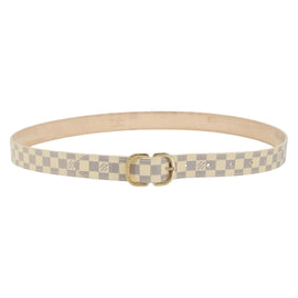 LOUIS VUITTON Damier Azur Ceinture Mini Belt 38.6"" M9782 LV Auth 147727