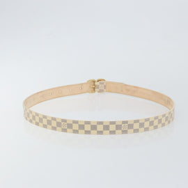 LOUIS VUITTON Damier Azur Ceinture Mini Belt 38.6"" M9782 LV Auth 147727 - 0