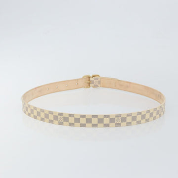 LOUIS VUITTON Damier Azur Ceinture Mini Belt 38.6"" M9782 LV Auth 147727 - 0
