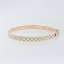 LOUIS VUITTON Damier Azur Ceinture Mini Belt 38.6"" M9782 LV Auth 147727-4