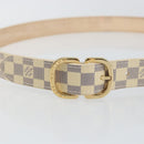 LOUIS VUITTON Damier Azur Ceinture Mini Belt 38.6"" M9782 LV Auth 147727-5