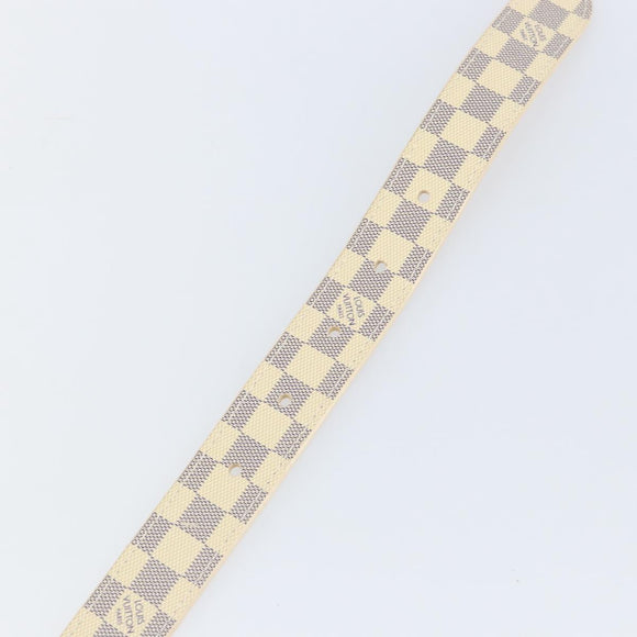 LOUIS VUITTON Damier Azur Ceinture Mini Belt 38.6"" M9782 LV Auth 147727