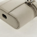 PRADA Chain Pouch For AirPods Pro Earphone Case Safiano 1NR009 Auth 147728M-16