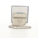 PRADA Chain Pouch For AirPods Pro Earphone Case Safiano 1NR009 Auth 147728M-12