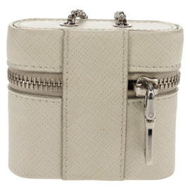 PRADA Chain Pouch For AirPods Pro Earphone Case Safiano 1NR009 Auth 147728M - 0