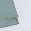 LOEWE Shoulder Bag Leather Light Blue Auth 147733-16