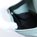 LOEWE Shoulder Bag Leather Light Blue Auth 147733-19