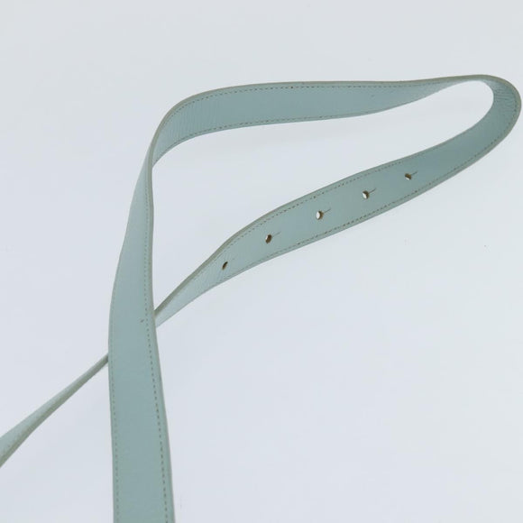 LOEWE Shoulder Bag Leather Light Blue Auth 147733