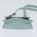 LOEWE Shoulder Bag Leather Light Blue Auth 147733-5