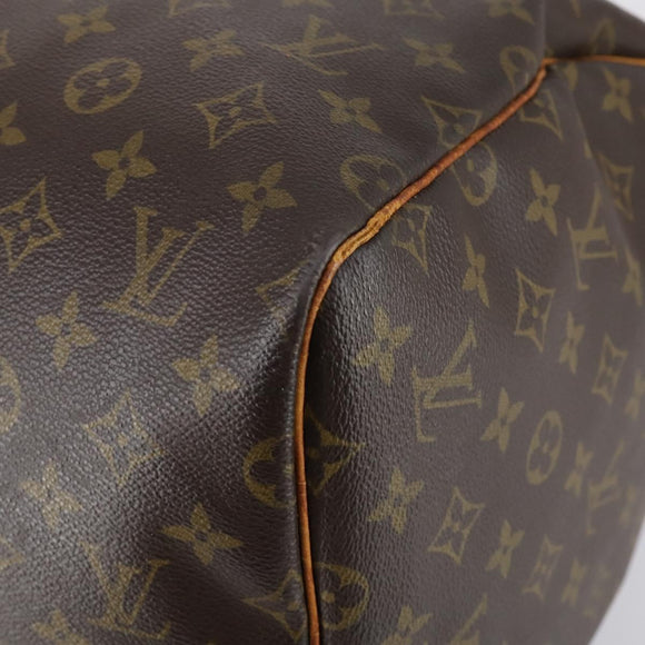 LOUIS VUITTON Monogram Keepall 55 Boston Bag M41424 LV Auth 147753