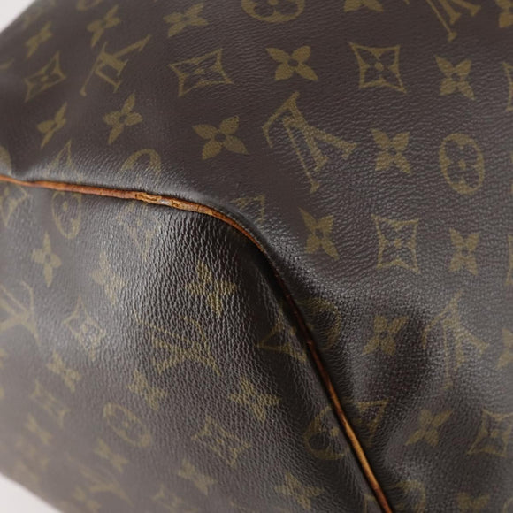 LOUIS VUITTON Monogram Keepall 55 Boston Bag M41424 LV Auth 147753