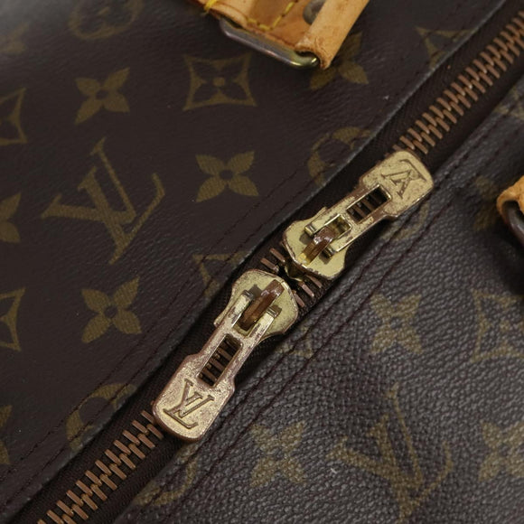 LOUIS VUITTON Monogram Keepall 55 Boston Bag M41424 LV Auth 147753