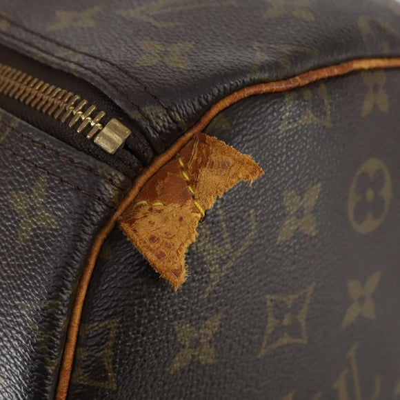LOUIS VUITTON Monogram Keepall 55 Boston Bag M41424 LV Auth 147753