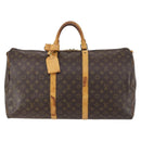 LOUIS VUITTON Monogram Keepall 55 Boston Bag M41424 LV Auth 147753-13