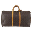 LOUIS VUITTON Monogram Keepall 55 Boston Bag M41424 LV Auth 147753-2