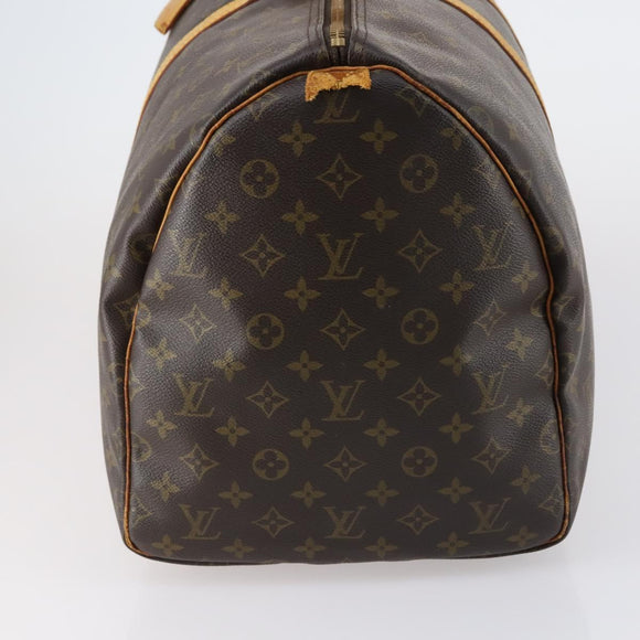 LOUIS VUITTON Monogram Keepall 55 Boston Bag M41424 LV Auth 147753