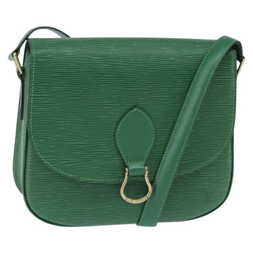 LOUIS VUITTON Epi Saint Cloud GM Shoulder Bag Green M52194 LV Auth 147758