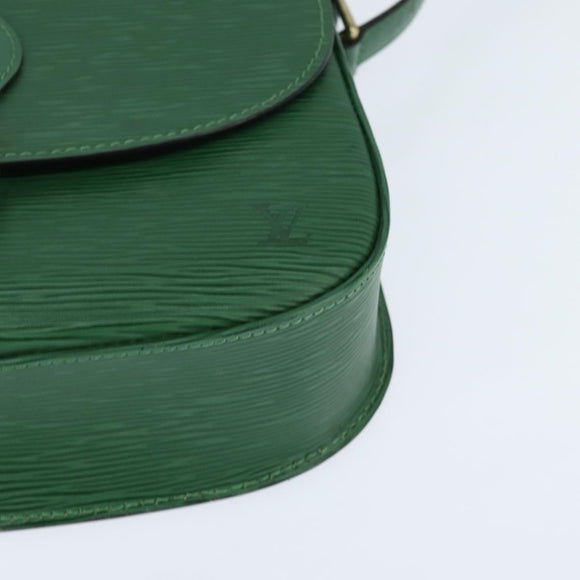 LOUIS VUITTON Epi Saint Cloud GM Shoulder Bag Green M52194 LV Auth 147758