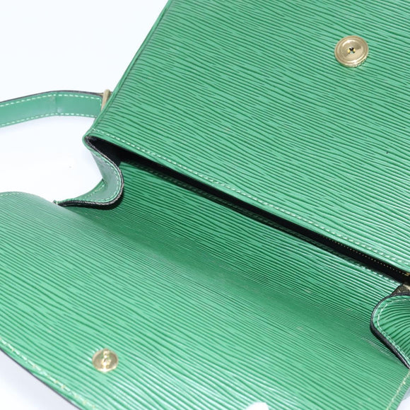 LOUIS VUITTON Epi Saint Cloud GM Shoulder Bag Green M52194 LV Auth 147758