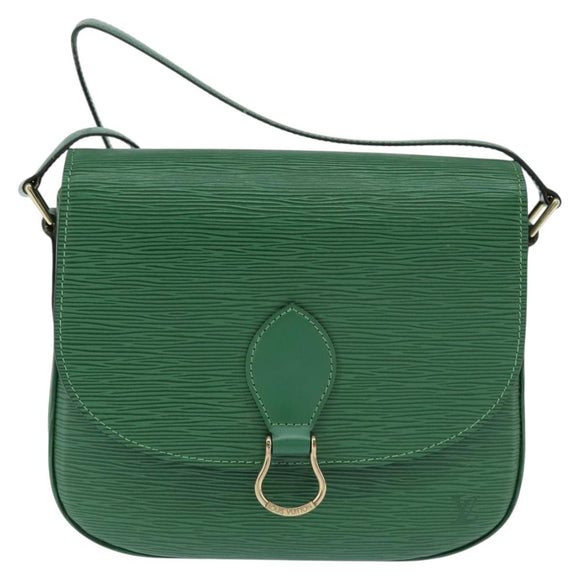 LOUIS VUITTON Epi Saint Cloud GM Shoulder Bag Green M52194 LV Auth 147758