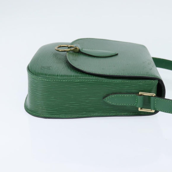 LOUIS VUITTON Epi Saint Cloud GM Shoulder Bag Green M52194 LV Auth 147758