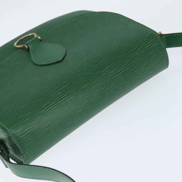LOUIS VUITTON Epi Saint Cloud GM Shoulder Bag Green M52194 LV Auth 147758