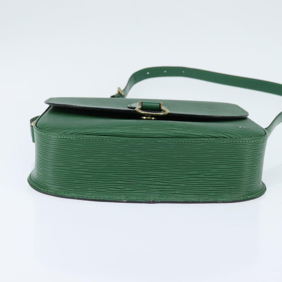 LOUIS VUITTON Epi Saint Cloud GM Shoulder Bag Green M52194 LV Auth 147758