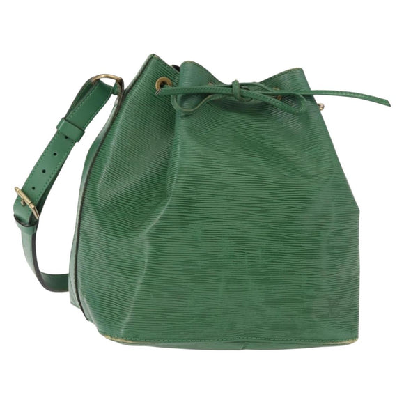 LOUIS VUITTON Epi Petit Noe Shoulder Bag Green M44104 LV Auth 147759