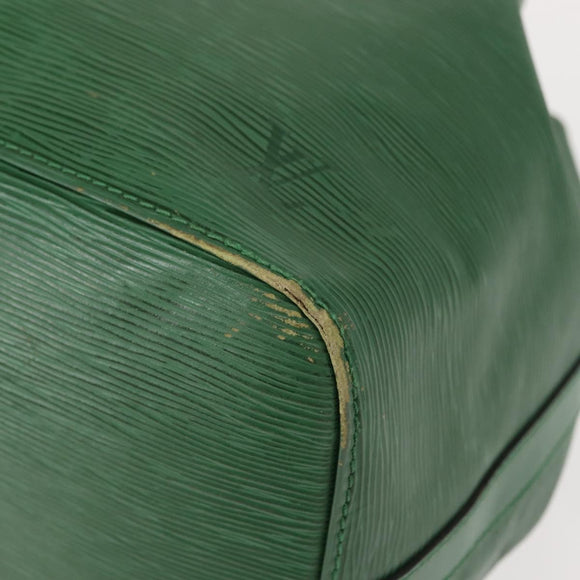 LOUIS VUITTON Epi Petit Noe Shoulder Bag Green M44104 LV Auth 147759