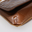 LOUIS VUITTON Monogram Vernis Thompson Street Bag Bronze M91124 LV Auth 147761-8