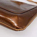 LOUIS VUITTON Monogram Vernis Thompson Street Bag Bronze M91124 LV Auth 147761-16
