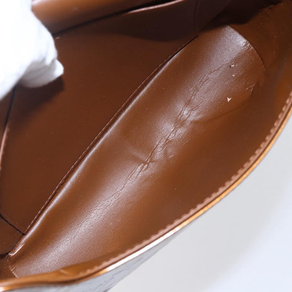 LOUIS VUITTON Monogram Vernis Thompson Street Bag Bronze M91124 LV Auth 147761