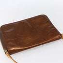 LOUIS VUITTON Monogram Vernis Thompson Street Bag Bronze M91124 LV Auth 147761-6