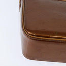 LOUIS VUITTON Monogram Vernis Christie GM Bag Bronze M91107 LV Auth 147762-17