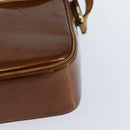 LOUIS VUITTON Monogram Vernis Christie GM Bag Bronze M91107 LV Auth 147762-18