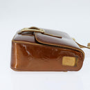 LOUIS VUITTON Monogram Vernis Christie GM Bag Bronze M91107 LV Auth 147762-4