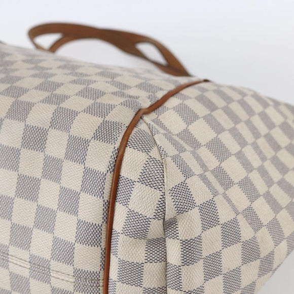 LOUIS VUITTON Damier Azur Totally GM Tote Bag N51263 LV Auth 147766