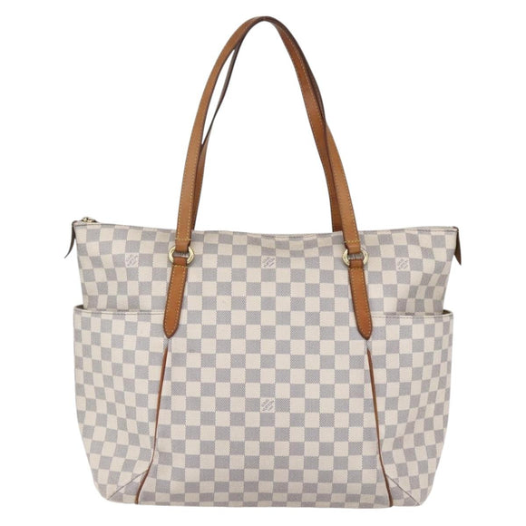 LOUIS VUITTON Damier Azur Totally GM Tote Bag N51263 LV Auth 147766