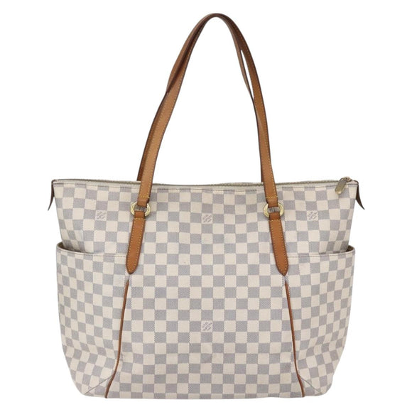 LOUIS VUITTON Damier Azur Totally GM Tote Bag N51263 LV Auth 147766