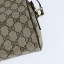 GUCCI GG Supreme Web Sherry Line Shoulder Bag PVC Beige Gold 010 378 Auth 147769-13