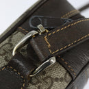 GUCCI GG Supreme Web Sherry Line Shoulder Bag PVC Beige Gold 010 378 Auth 147769-14