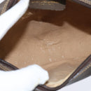 GUCCI GG Supreme Web Sherry Line Shoulder Bag PVC Beige Gold 010 378 Auth 147769-17