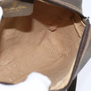 GUCCI GG Supreme Web Sherry Line Shoulder Bag PVC Beige Gold 010 378 Auth 147769-18